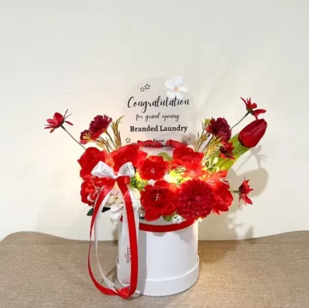 Bloom Box Akrilik Ucapan Grand Opening Sukmajaya